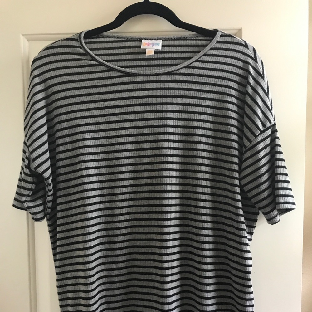 LULAROE Black/Gray XXS Irma